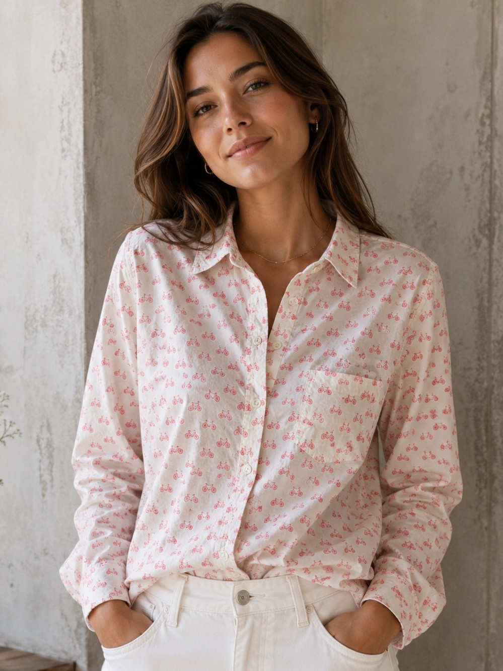 Merona Pink Button Down Shirt